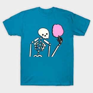 cotton candy skeleton T-Shirt